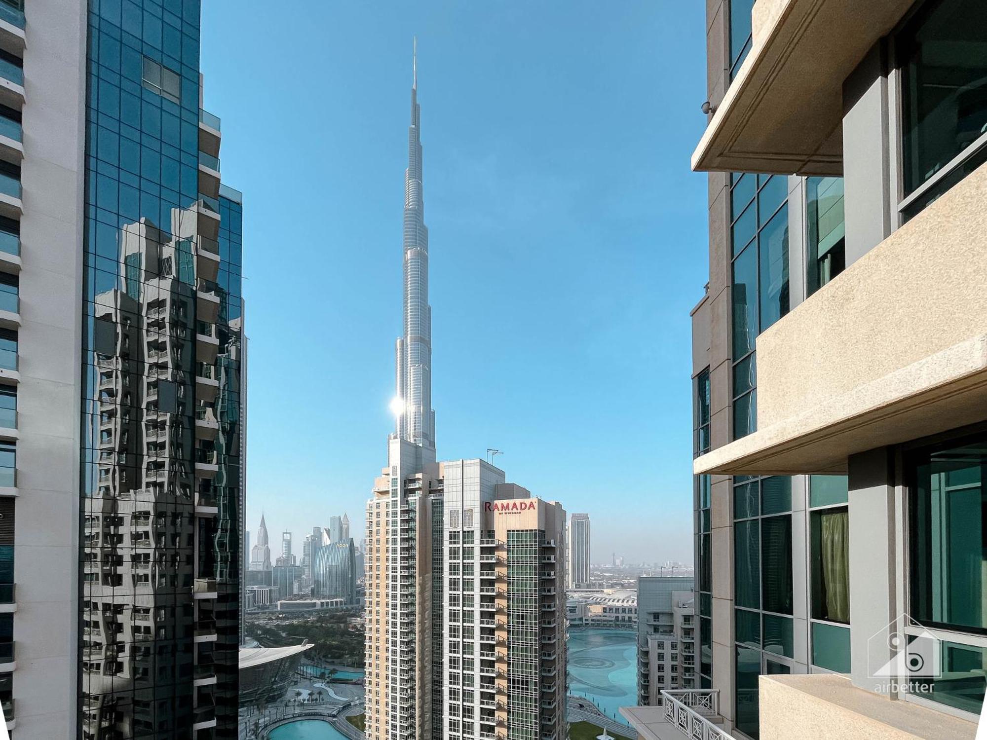 New! Luxury 3Bedroom With Spectacular Burj Views Downtown Дубай Екстер'єр фото